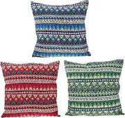 Luxshiny 3pcs Sofa Pillow Cover Out Door Decor Decorative Pillow Covers Decorative Pillowcase Cushions for Sofa Outdoor Pillow Cover Home Pillow Case Pillow Protector Bolster Pillows Flax