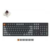 Keychron K10 Bluetooth Wireless Hot-swappable Mechanical Keyboard Gateron... [KBK10J3BROWN]