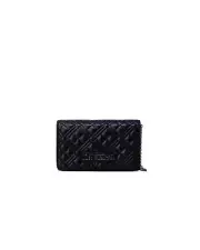 Love Moschino quilted chain wallet black Women Bicolor Handbags