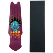 Krooked Skateboard Deck Kader Guest Tri-Plane 9.75" x 33.75" with Grip