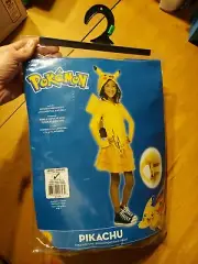 Pikachu Size Large Rubie's Child Halloween Costume Hooded Dress Pokemon