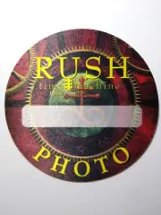 Rush time Machine Backstage Pass Red Edition Original 2010 Hard Rock Music Photo