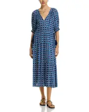 Area Stars Drawstring Midi Dress