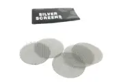 5xpcs Silver Screen Metal Mesh Steel Filters Tobaco Smoking