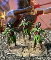 Zombie 3 pack D&D Miniature Dungeons Dragons Shattered Obelisk undead warrior 5
