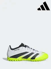 adidas White/Lemon Adult Predator Club Turf Boots (AP8330) | $115