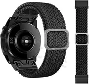 [ISOUDE] 22mm 26mm Quick Fit Watchband For Garmin Fenix 6X 6X Pro 5X 3 Loop Nylon Wrist Band/Garmin Fenix 6 6 Pro 5 Plus Fenix 7X Fenix 7