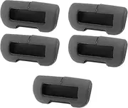 Mellisso for/Y Seat Belt Buckle Protective Cover Silicone Collision Avoidance Belt Clip Protector 5PCS