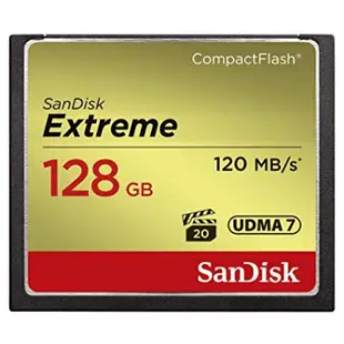 SanDisk CF Extreme 記憶卡 (最高讀取120MB/s) 128GB SDCFXSB-128G-G46SD 香港行貨