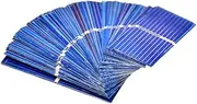 100pcs 0.5 V Micro Mini Solar Cell for Solar Panel 52 x 19mm/2 x 3/4 inches Polycrystalline Silicon Photovoltaic Solar Cells Sun Power for DIY Cell Phone Charger