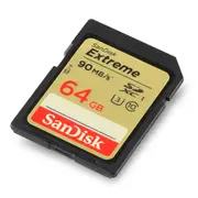 Sandisk Extreme 64GB 90MB/s U3 V30 Class10 SDXC Memory Card SDSDX-064G-XQ46