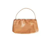 [THE ROW] XL Bourse Bag in Leather Beige