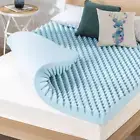 4 Inch Egg Crate Memory Foam King Mattress Topper Cooling Gel Pressure Relief