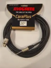 Mogami MCP SXF 20 CorePlus XLRF to TRS - 20FT CABLE - NEW