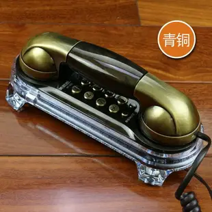 室內電話 有線電話 美思奇 復古壁掛式電話機 創意歐式仿古老式家用掛墻有線固定座機