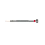 Boley stainless steel watchmaker screwdriver 0.60 mm with flat blade, pink ring