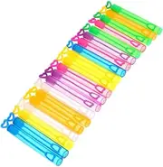jojofuny 30pcs Heart Bubble Wands for Boys and Girls Mini Bubble Refilled Bubble Wand Toys Party Bag Fillers for Children's Parties