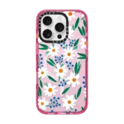 iPhone 16 Pro Impact Case MagSafe Compatible Daisies