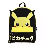 New Pokemon Pikachu Anime Cartoon Yellow & Black Polyester Tech Backpack