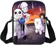 [OmobY] Anime Shoulder Bag Undertales Anime Messenger Bags Shoulder Bag Vintage Crossbody Bag Satchel Casual Bags