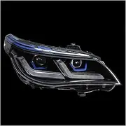 Car Light Compatible For BMW 5 Serise E60 Headlight 2003-2009 523i 530i LED Head Lamps DRL Projector High Low Beam Auto Accessories(07-10 Smoke Style)