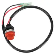 Universal Boat Outboard Engine Motor Start Kill Switch Keyless Push Button , Applicable to All for Ships BlackRed