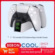 PS5 DualSense Controller Charger Dock Station Stand for PlayStation 5 Gamepads