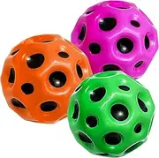 VPOWJI Space Ball, Extreme High Bouncing Ball, Super High Bouncing Space Ball, Improve Hand-Eye Coordination,Easy to Grip and Catch