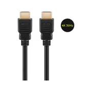 Goobay HDMI High Speed Cable with Ethernet for PlayStation or Xbox - Black