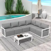 Alfresco Contemporary All-Weather Lounge Set