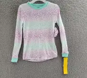 Max & Olivia Tight Fit Pajama Top & Scrunchie Big Girls 10 Multicolor Pullover