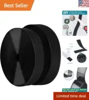 Strong Waterproof Self-Adhesive Hook and Loop Tape - 2" x 30FT for Multiple Uses