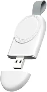 for Apple Watch Series 6/5/4/3/2/1 Portable USB Wireless Charger Keychain DF- Ultra Slim Quick Charge - Magnetic Touch Charging