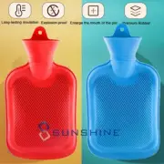Botellas de agua caliente gruesas de 1000ml bolsa de caliente de goma silicona