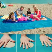 Sand Proof Blanket Sand Free Beach Mat Dirt& Dust Disappear Camping Outdoor AU