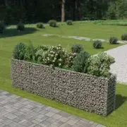 Gabion Planter Galvanised Steel 360x50x100 cm