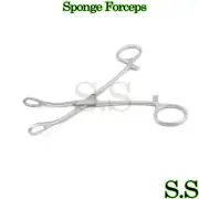New BODY PIERCING Forceps Kit Hemostat SPONGE CLAMP 6" Curved