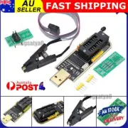 1x USB CH341A 24 25 Series EEPROM Flash Programmer Module +SOIC8 SOP8 Test Clip