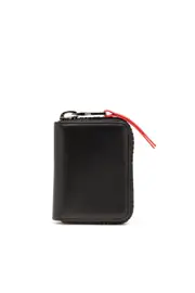 [Diesel] Diesel - Leather key holder with logo zip - Bijoux and Gadgets - Man - Black UNI Black