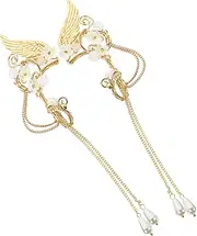 CIMAXIC Unique Tassel Ear Cuffs for Women Dainty Clip-on Earrings Fashionable Ear Jewelry for Girls