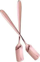Generic 2Pcs Stainless Steel Spoons for Dessert Food and Soup Resistant Versatile Utensils for Rice Ice Cream and Cakes