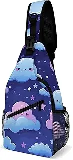 [HJUQNGF] Pattern Crossbody Bag, Sling Bag, Sling Backpack, Belt Bags for Travel Outdoors Hiking