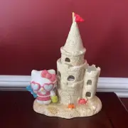 Blue Sky Clayworks HELLO KITTY Sandcastle Beach Candle House New 2024