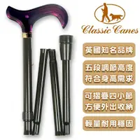 在飛比找ETMall東森購物網優惠-英國Classic Canes 可摺疊收納+調整高低手杖-4