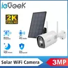 ieGeek 2K Camera WiFi Outdoor Solar/Battery Wireless Security System Home Camera