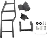 Car Trunk Rear Door Tailgate Climb Ladder Protective Rack Compatible For Suzuki Jimny 2007-2017 Aluminum Alloy Exterior Accessories(Style 1)