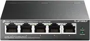 TP-Link 5-Port 10/100Mbps Desktop PoE Switch with 4-Port PoE, Up to 250m Data & Power Transmission, Priority Mode, 41W PoE Budget, Plug & Play, Metal Casing, Energy & Power Saving (TL-SF1005LP)
