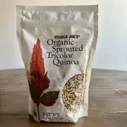 Trader Joe’s Organic Sprouted Tricolor Quinoa Gluten Free 8 OZ New Sealed