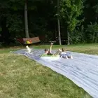 Lawn Water Slide Sheet PVC Extra Thick Play for Lawn Backyard Activity Boys