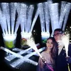 150 PCS White Fiber Optic Sticks, Glow Wands & Light Up Wands for Kids, Fiber...